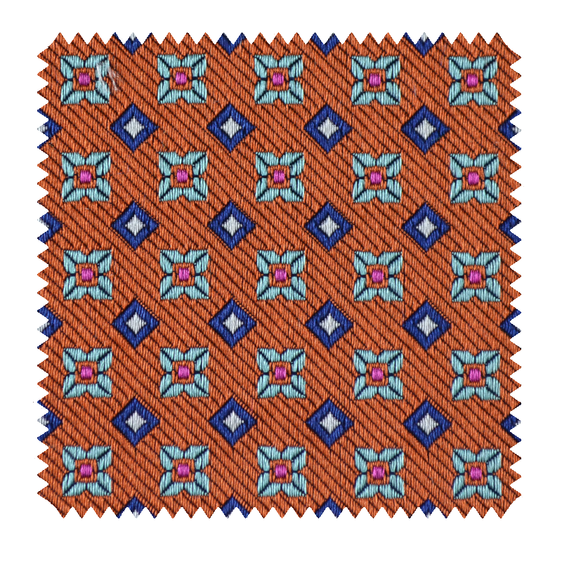 Orange geometric pattern