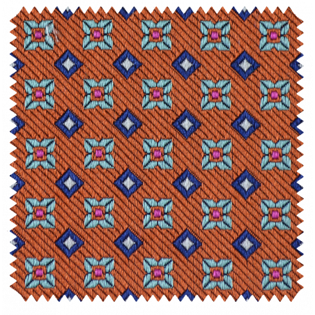 Orange geometric pattern