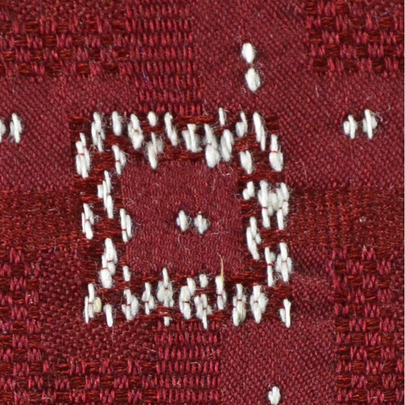 Tussah di seta rossa