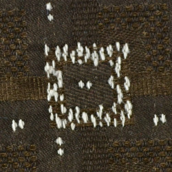 Tussah di seta marrone chiaro 2