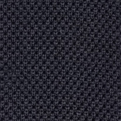 Silk knitted tie - black 2