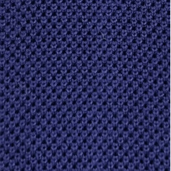 Silk knitted tie - blue 2