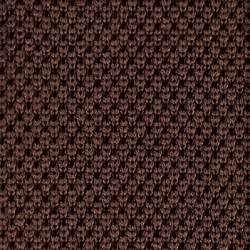 Silk knitted tie - brown 2