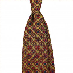 Small squares on mustard