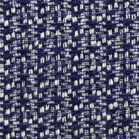 Navy silk tussah