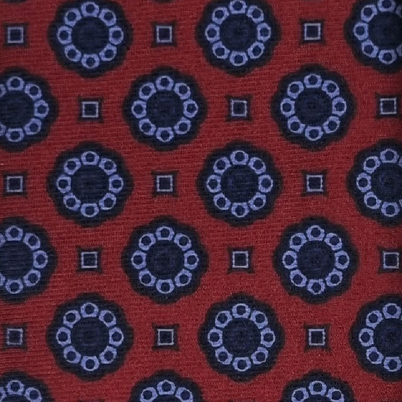 Medallions ancient madder 3 folds tie...