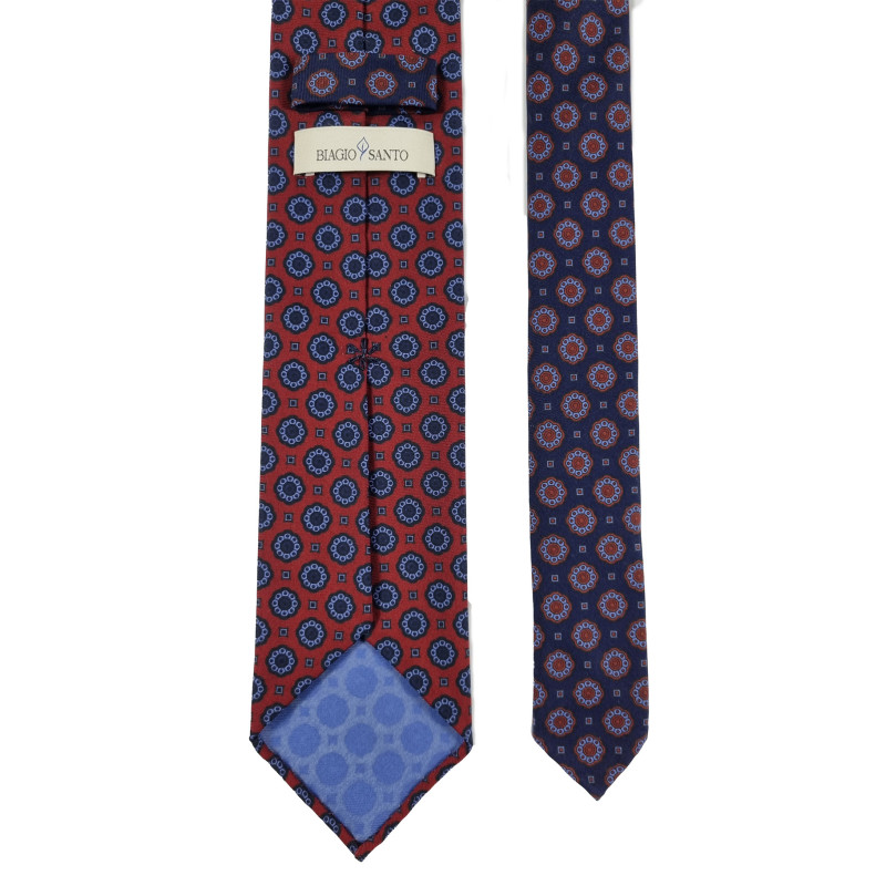 Medallions ancient madder 3 folds tie...