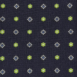 Flower 3 Folds silk tie  -... 2