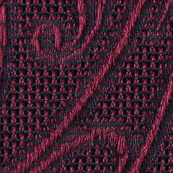 Burgundy grenatine paisley 2