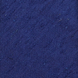 Cravatta seta shantung - blu 2