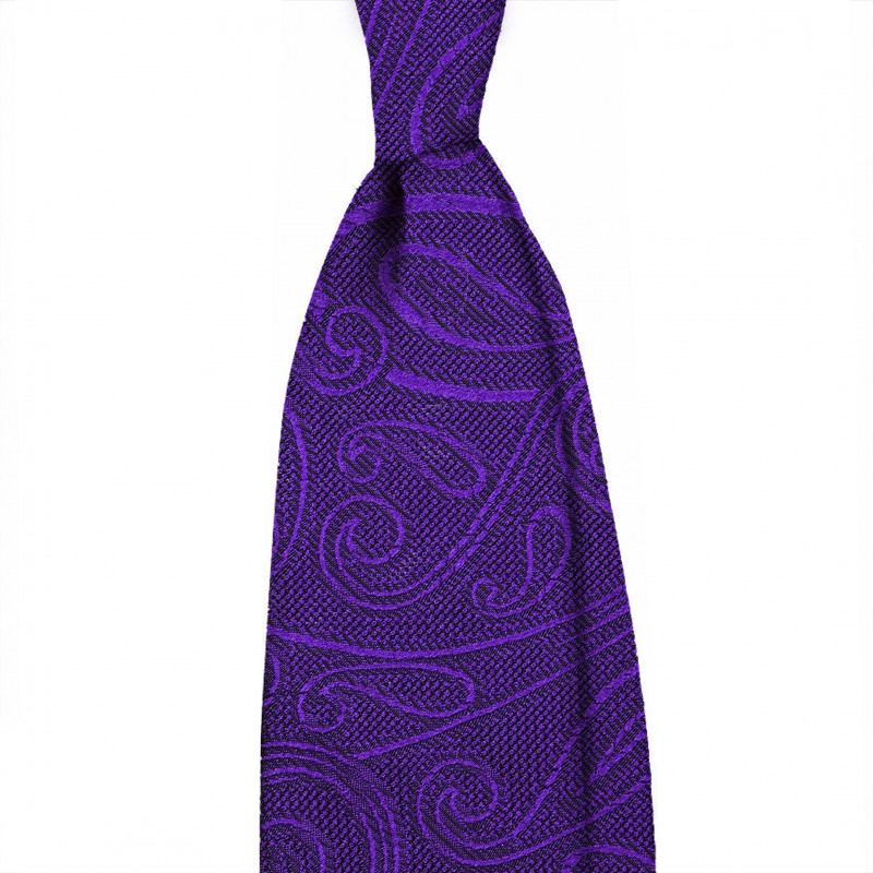 Purple grenadine paisley