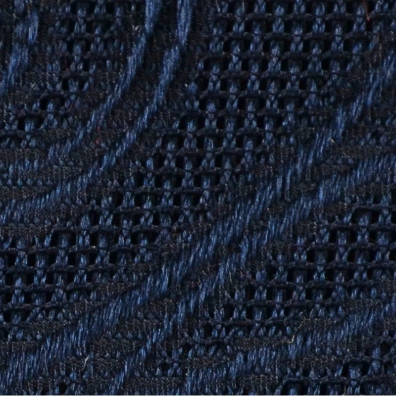 Navy grenadine paisley