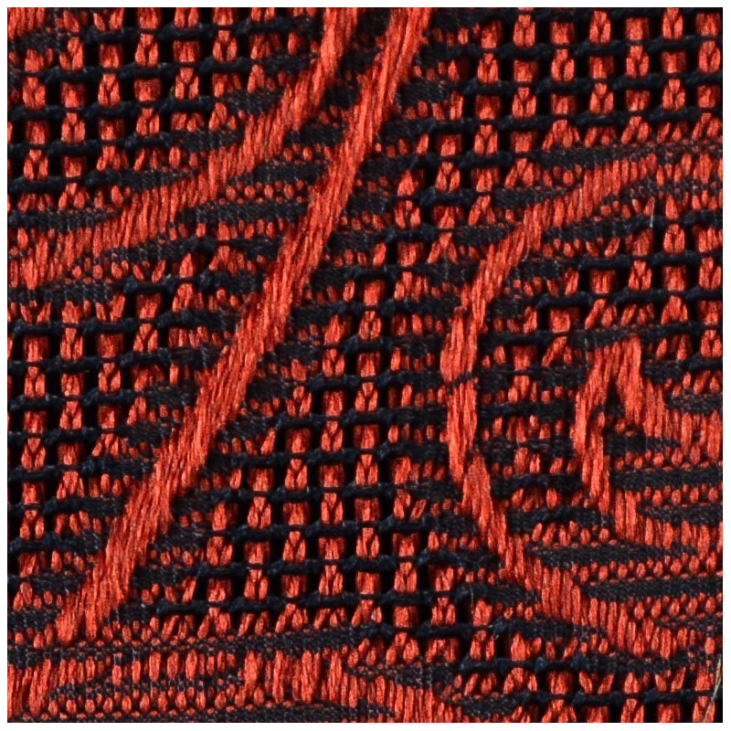 Rust grenadine paisley