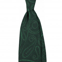 Green grenadine paisley
