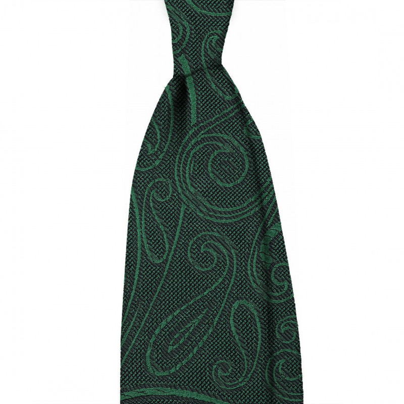 Green grenadine paisley