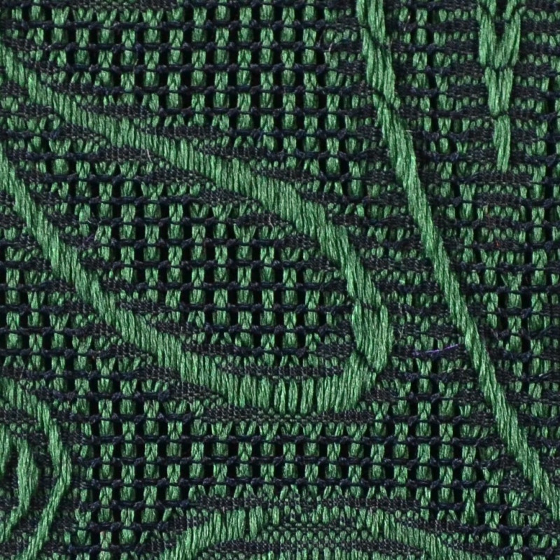 Green grenadine paisley