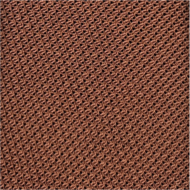 Plain garza fina tie - rust