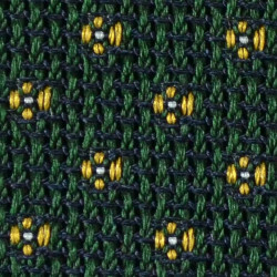 Garza verde con micro fiori gialli 2