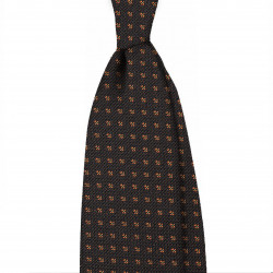 Brown grenadine orange micro flowers