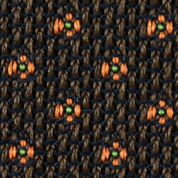 Brown grenadine orange micro flowers 2