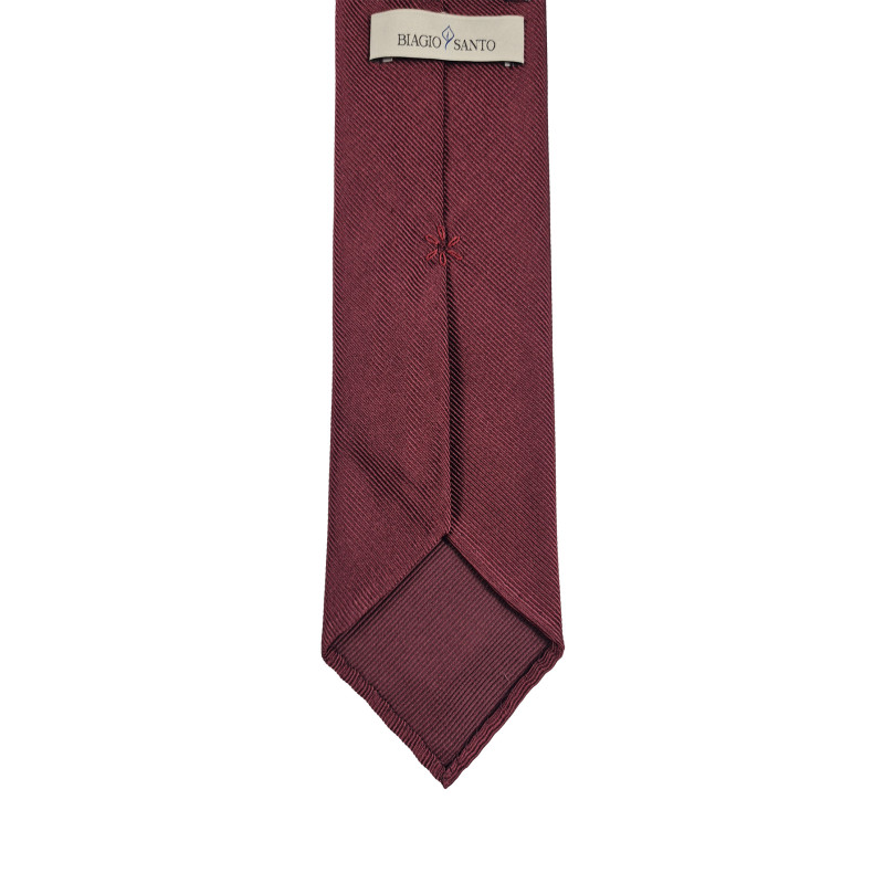 Solid Rep Jacquard 3 folds tie -...
