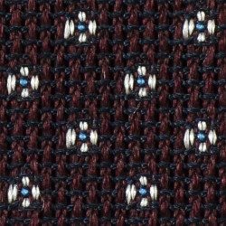 Burgundy grenadine white micro flowers 2