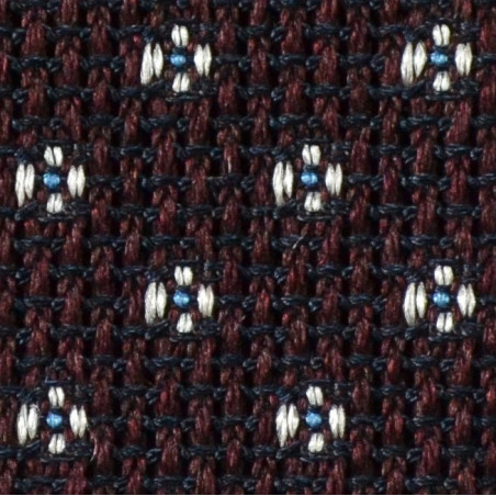 Burgundy grenadine white micro flowers