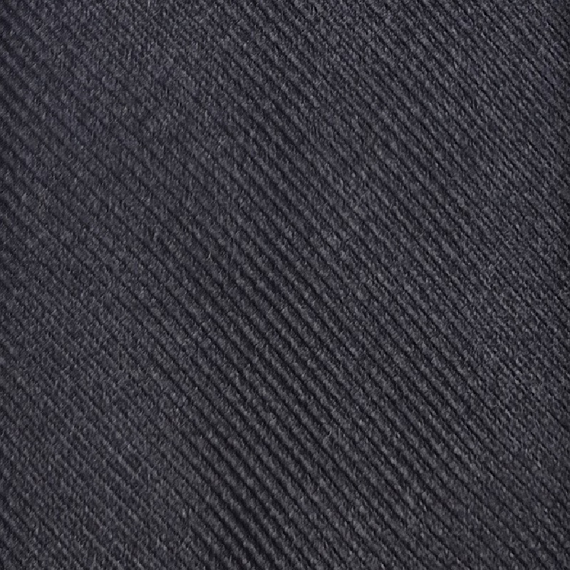 Cravatta reps tinta unita - nero