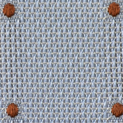 Light blue grenadine with brown polka dots 2