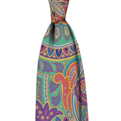 Cravatta 3 pieghe paisley...
