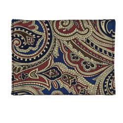 Silk paisley folding card...