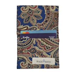 Porta carte in seta paisley... 2