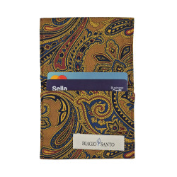 Silk paisley folding card... 2