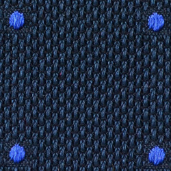 Navy grenadine with royal polka dots 2
