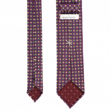 Burgundy medallions