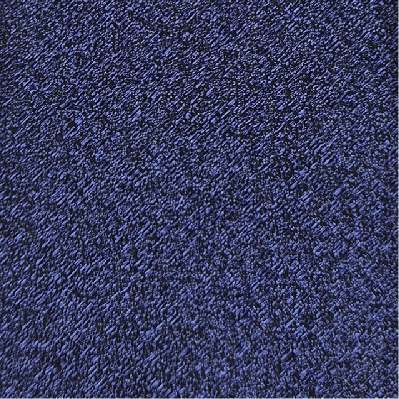 Solid 3 folds unlined tie - dark blue