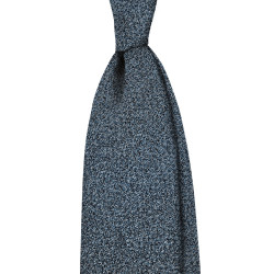 Solid 3 folds unlined tie -...