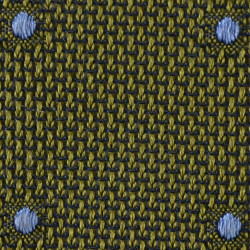 Olive grenadine with light blue polka dots 2