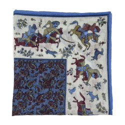 Pochette lino/cotone motivo... 2