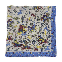 Pochette lino/cotone motivo... 2