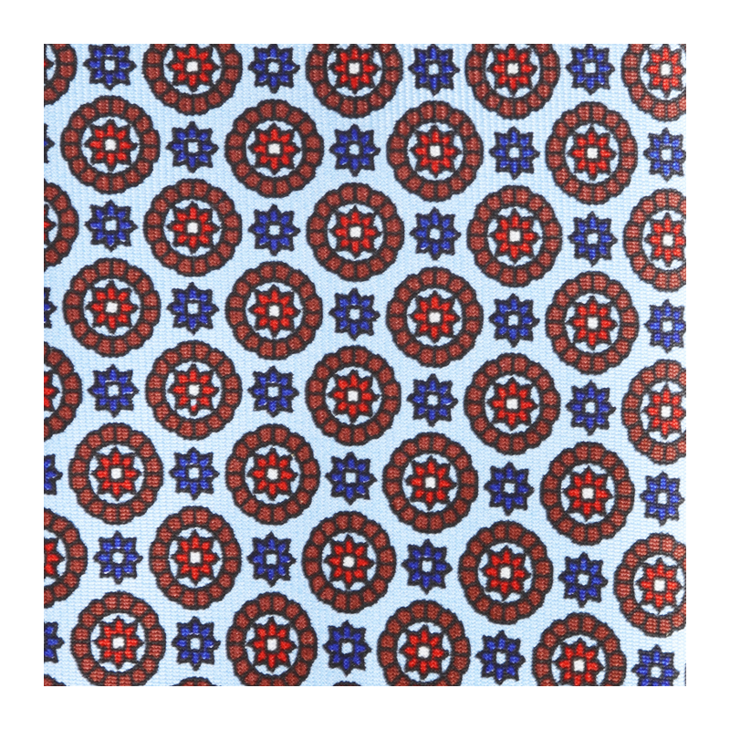 Light blue medallions Light blue medallions