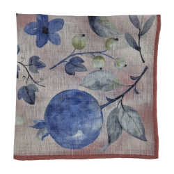 Floral motif linen/cotton... 2