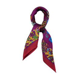Foulard seta con motivo...