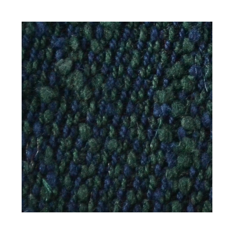 Shantung melange navy green