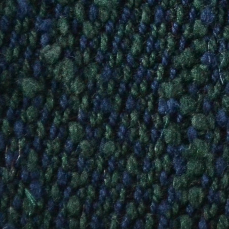 Shantung melange navy green