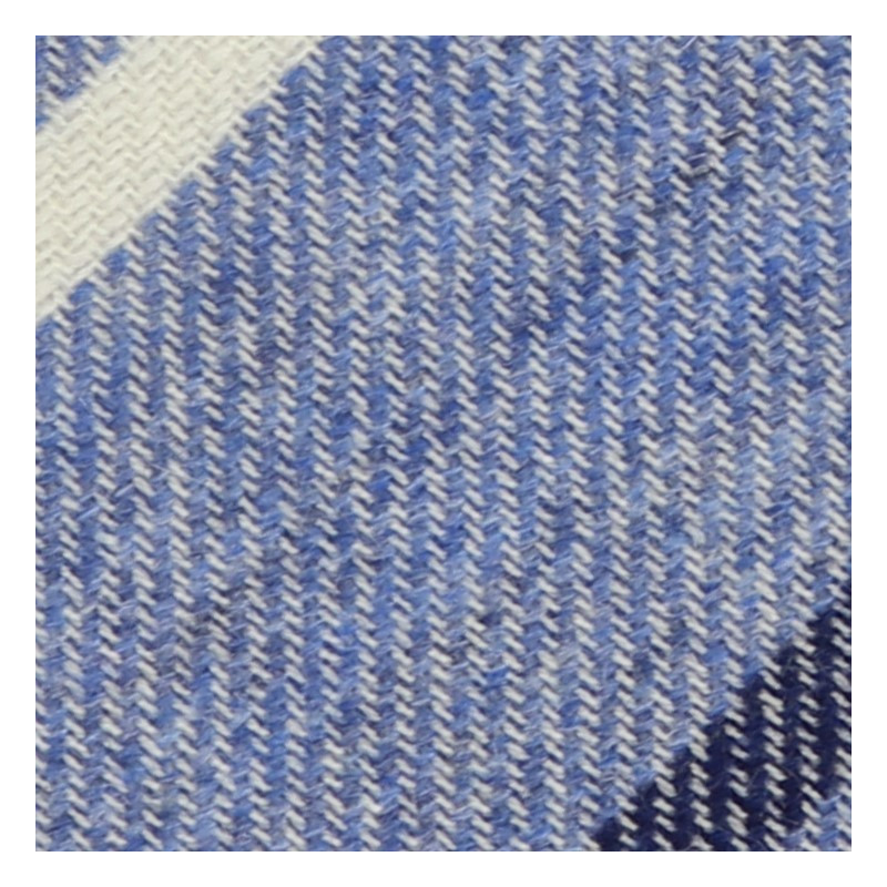 Light blue navy cashmere stripes