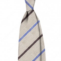 Beige cashmere stripes