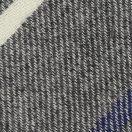Cashmere grigio e navy regimental