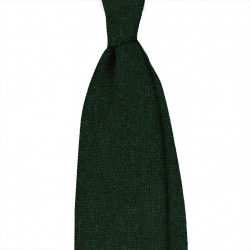 Cashmere verde scuro tinta unita