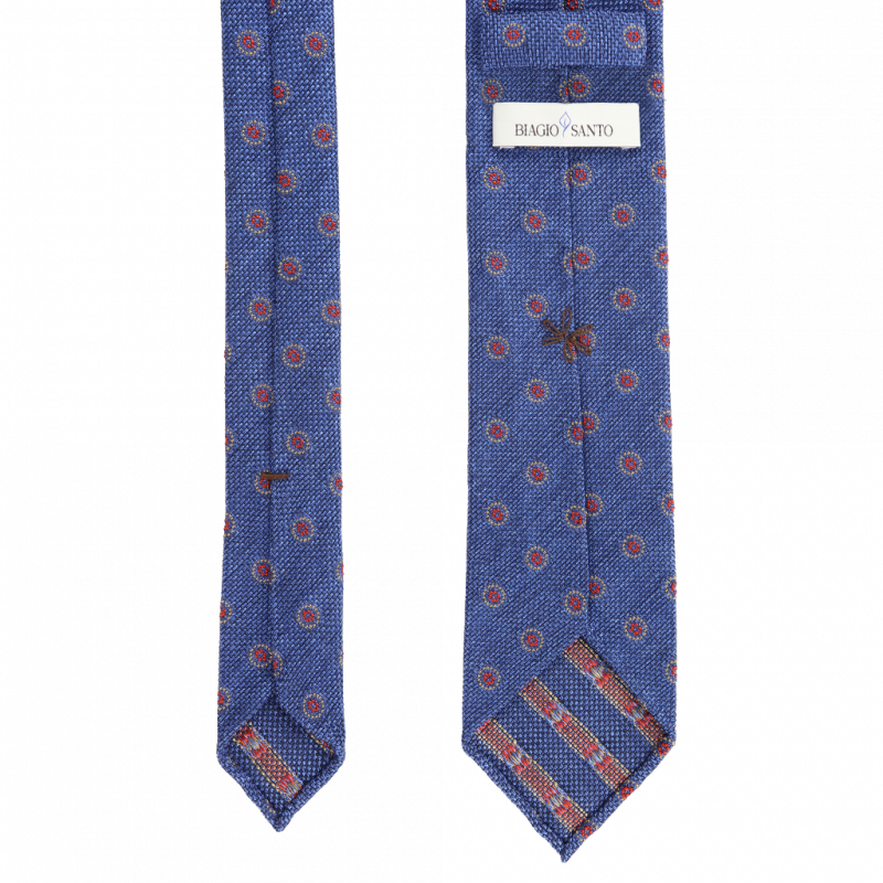 Medaglione su garza Azzurra Medaglione su garza Azzurra